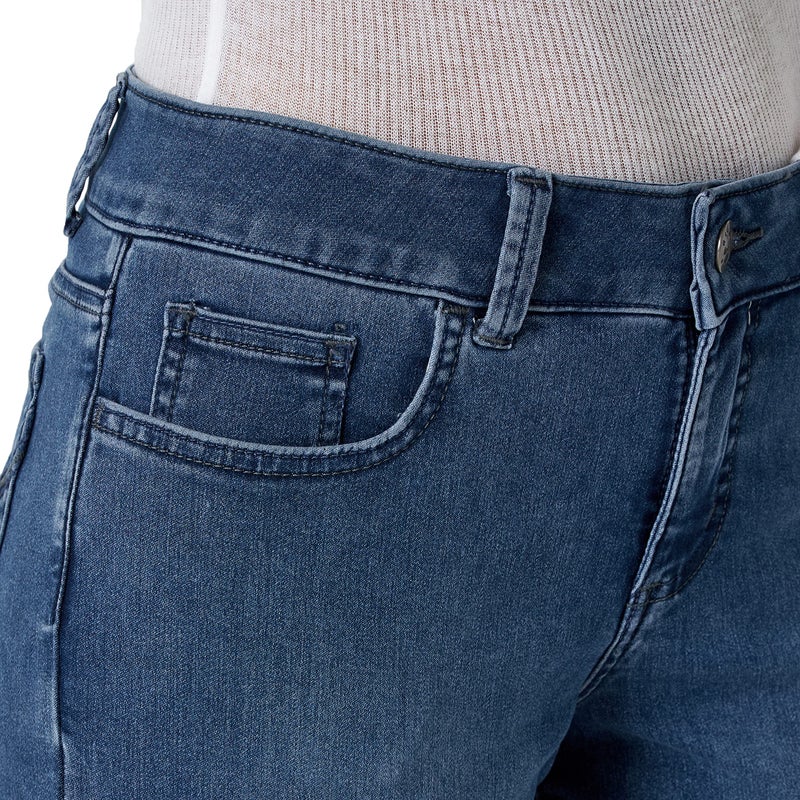 Riders by Lee Indigo Women's Ultra Soft Denim Capri, Sedona, 6 - Image 2